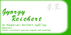 gyorgy reichert business card